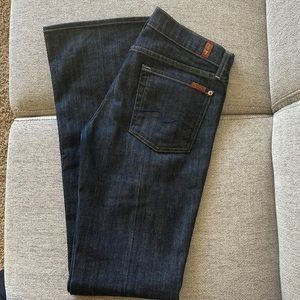 7 For All Mankind Dark Bootcut Jeans Size 28